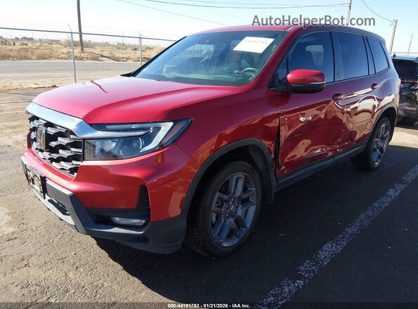 5FNYF8H56PB011905 2023 HONDA PASSPORT Красный Передняя левая четверть