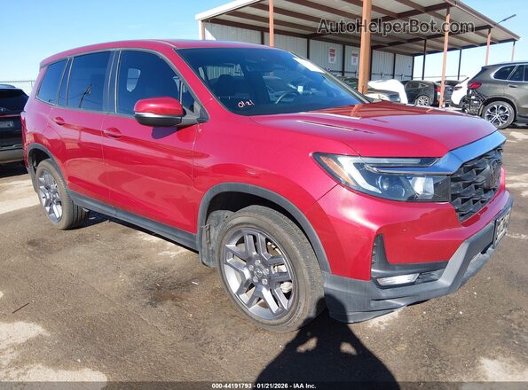 5FNYF8H56PB011905 2023 HONDA PASSPORT Красный Передняя правая четверть