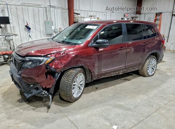 5FNYF8H59MB014874 2021 HONDA PASSPORT Burgundy Przód lewy