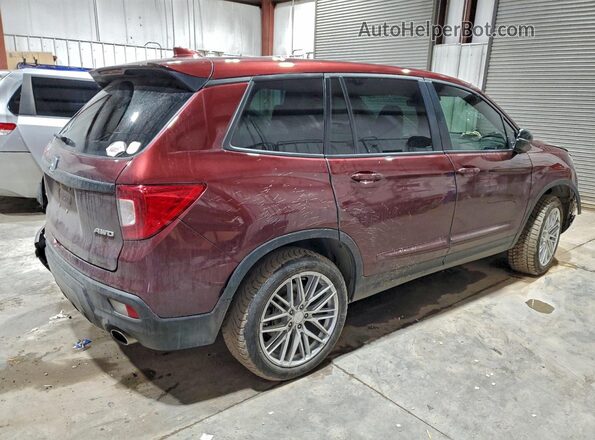 5FNYF8H59MB014874 2021 HONDA PASSPORT Burgundy Tył prawy