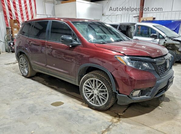 5FNYF8H59MB014874 2021 HONDA PASSPORT Burgundy Przód prawy