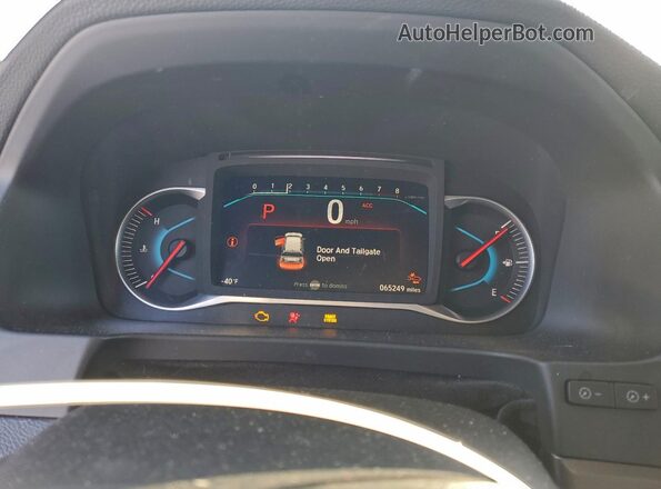 5FNYF8H59MB021890 2021 HONDA PASSPORT Белый Вид щитка приборов