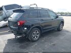 2023 Honda Passport Awd Trailsport Черный vin: 5FNYF8H60PB021242