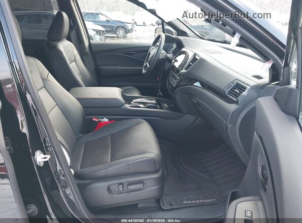 5FNYF8H84SB013901 2025 HONDA PASSPORT Черный Вид салона спереди
