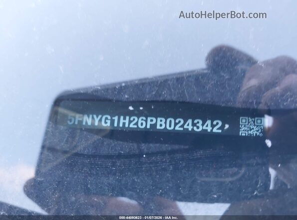 5FNYG1H26PB024342 2023 HONDA PILOT Серый 