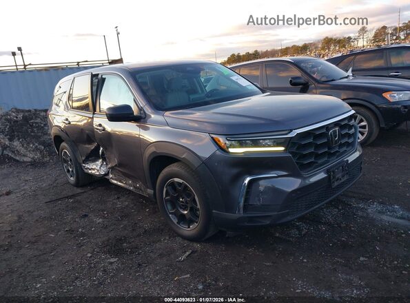 5FNYG1H26PB024342 2023 HONDA PILOT Серый Передняя правая четверть