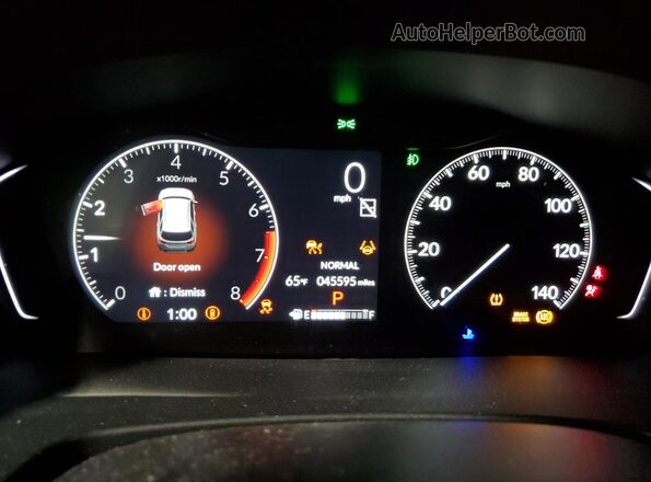 5FNYG1H73PB014749 2023 HONDA PILOT Черный Вид щитка приборов