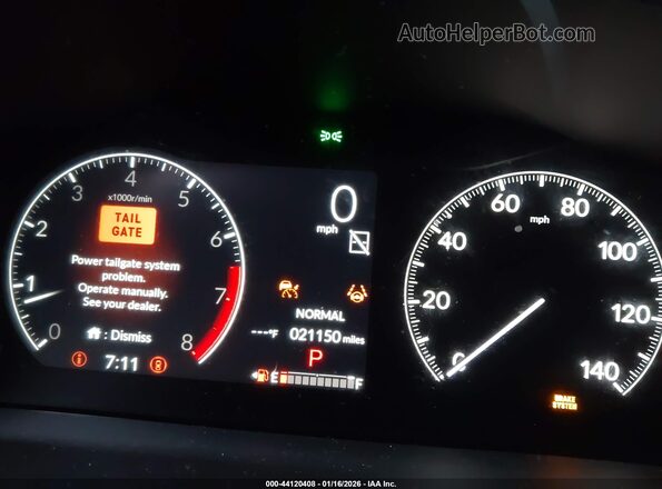 5FNYG2H75RB016933 2024 HONDA PILOT White Widok tylnych siedzeń