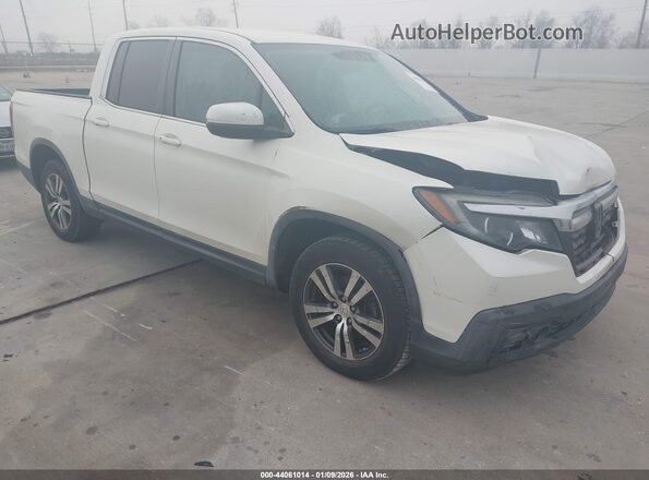 5FPYK2F42HB011783 2017 HONDA RIDGELINE Белый Передняя правая четверть
