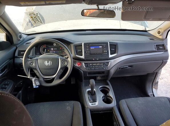 5FPYK3F11HB017196 2017 HONDA RIDGELINE Черный Вид панели приборов