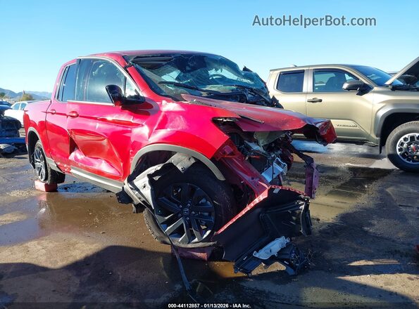 5FPYK3F1XSB030889 2025 HONDA RIDGELINE Бордовый Передняя правая четверть