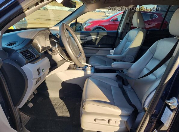 5FPYK3F50MB027196 2021 HONDA RIDGELINE Синий Вид салона спереди