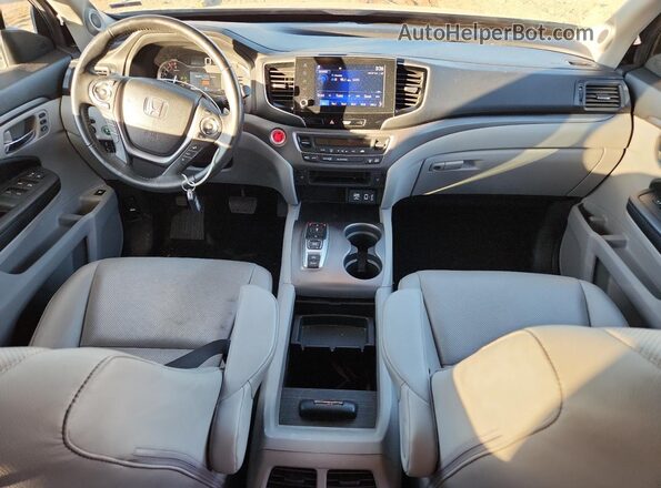 5FPYK3F50MB027196 2021 HONDA RIDGELINE Синий Вид панели приборов