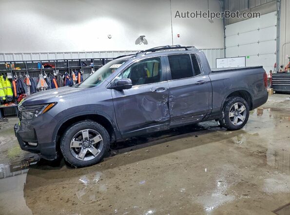 5FPYK3F52SB003334 2025 HONDA RIDGELINE Gray Առջևի ձախ երեք քառորդ տեսարան