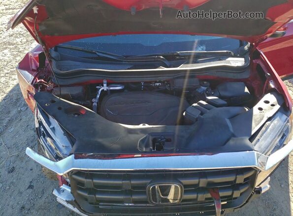5FPYK3F54RB013633 2024 HONDA RIDGELINE Красный Вид задней части салона
