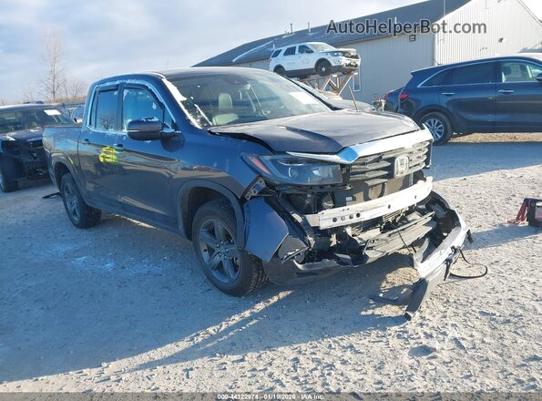 5FPYK3F57PB003451 2023 HONDA RIDGELINE Синий Передняя правая четверть