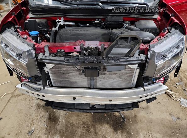 5FPYK3F57PB067117 2023 HONDA RIDGELINE Красный Вид подкапотного пространства