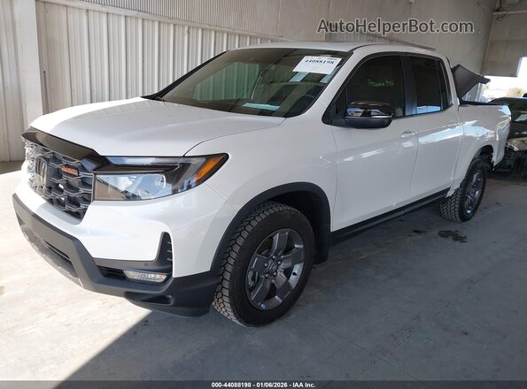 5FPYK3F60SB009853 2025 HONDA RIDGELINE Белый Передняя левая четверть