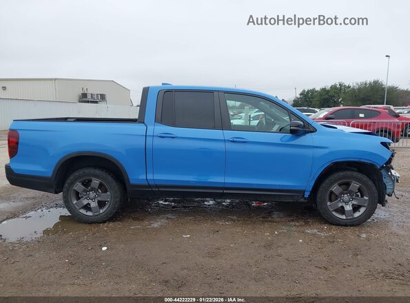 5FPYK3F69RB000613 2024 HONDA RIDGELINE Синий Вид задней части салона