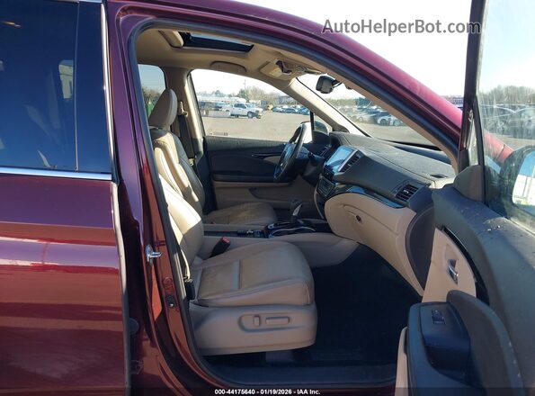 5FPYK3F71KB024354 2019 HONDA RIDGELINE Burgundy Widok wnętrza z przodu