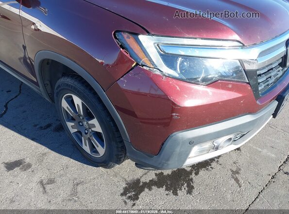 5FPYK3F71KB024354 2019 HONDA RIDGELINE Burgundy Widok z przodu