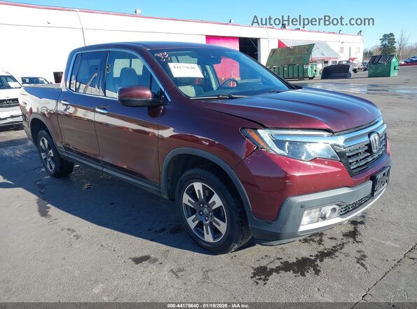 5FPYK3F71KB024354 2019 HONDA RIDGELINE Burgundy Przód prawy