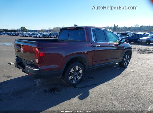 5FPYK3F71KB024354 2019 HONDA RIDGELINE Burgundy Tył prawy