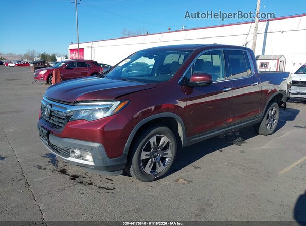 5FPYK3F71KB024354 2019 HONDA RIDGELINE Burgundy Przód lewy