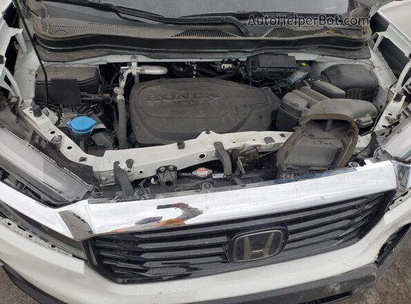 5FPYK3F71NB003895 2022 HONDA RIDGELINE Белый Вид задней части салона