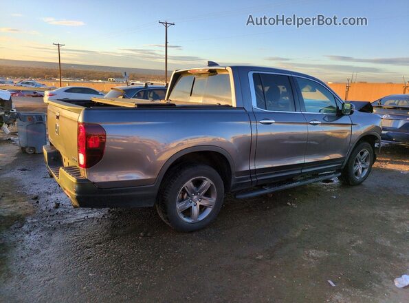 5FPYK3F71NB010541 2022 HONDA RIDGELINE Gray Tył prawy