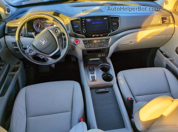 5FPYK3F71NB010541 2022 HONDA RIDGELINE Gray Widok deski rozdzielczej