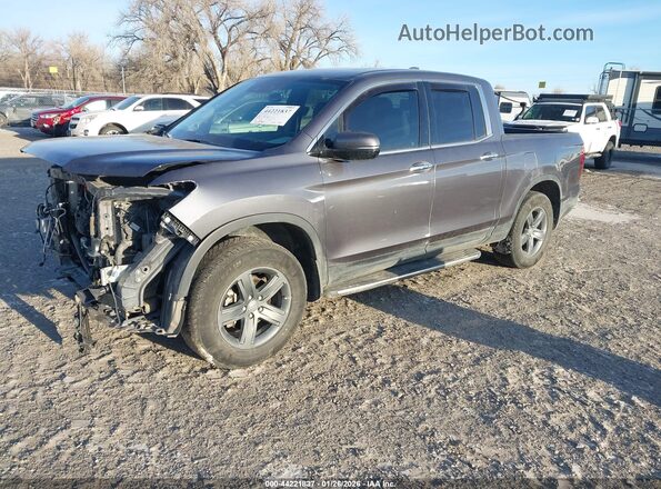 5FPYK3F71NB010572 2022 HONDA RIDGELINE Серый Передняя левая четверть