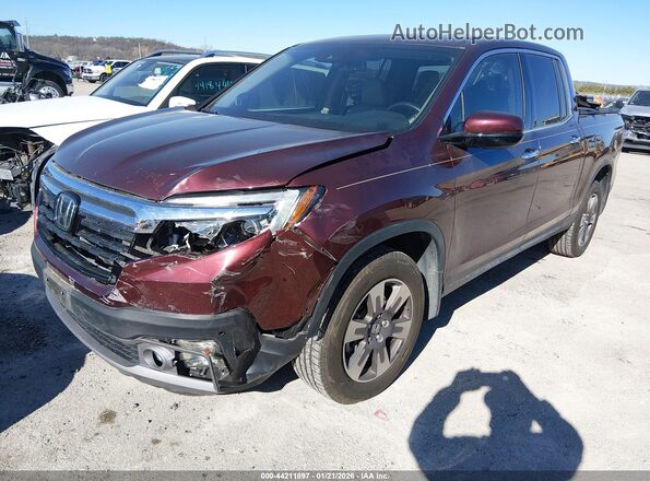 5FPYK3F75HB021126 2017 HONDA RIDGELINE Бордовый Передняя левая четверть