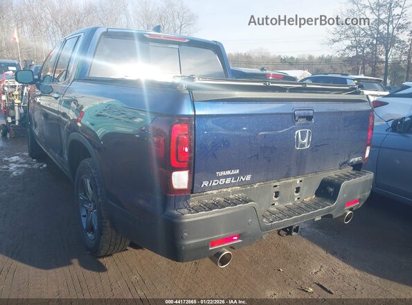 5FPYK3F75NB031876 2022 HONDA RIDGELINE Синий Задняя левая четверть