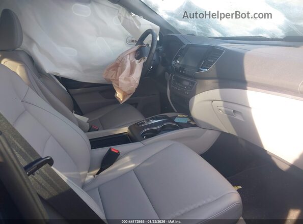 5FPYK3F75NB031876 2022 HONDA RIDGELINE Синий Вид салона спереди