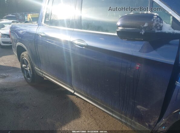 5FPYK3F75NB031876 2022 HONDA RIDGELINE Синий Вид задней части салона
