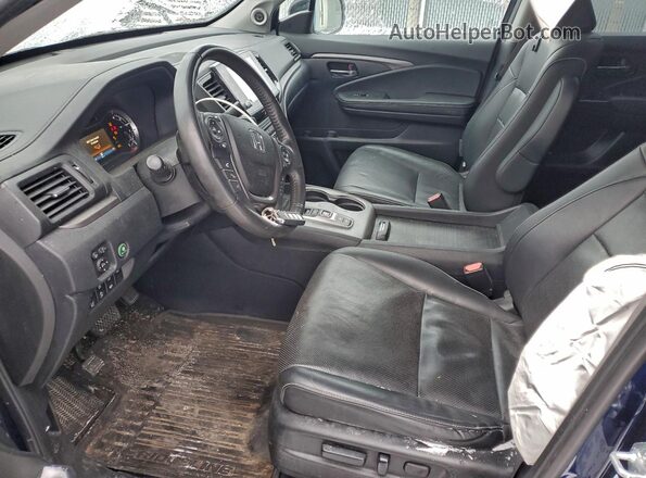5FPYK3F76MB500620 2021 HONDA RIDGELINE Синий Вид салона спереди