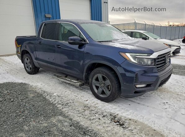 5FPYK3F76MB500620 2021 HONDA RIDGELINE Синий Передняя правая четверть