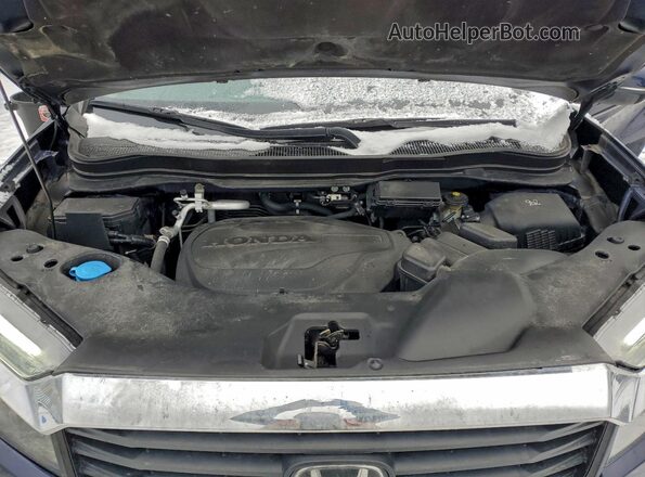 5FPYK3F76MB500620 2021 HONDA RIDGELINE Синий Вид задней части салона