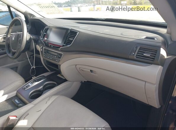 5FPYK3F76NB009532 2022 HONDA RIDGELINE Синий Вид салона спереди