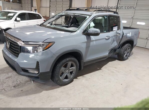 5FPYK3F79PB047050 2023 HONDA RIDGELINE Gray Передня ліва чверть