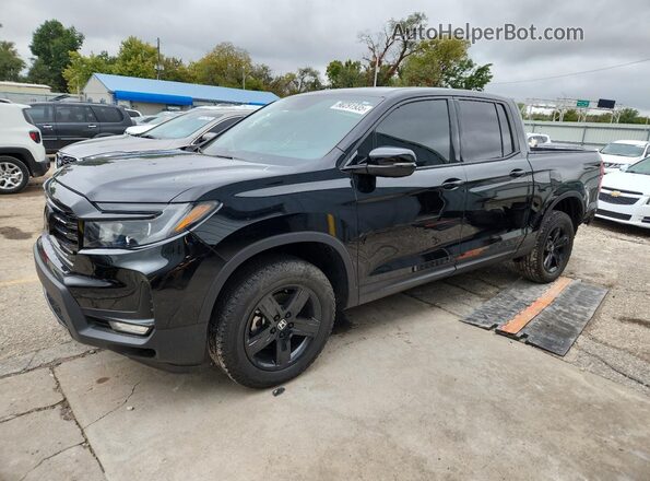 5FPYK3F80NB011012 2022 HONDA RIDGELINE Черный Передняя левая четверть