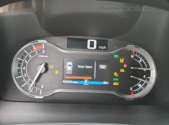 5FPYK3F80NB011012 2022 HONDA RIDGELINE Черный Вид щитка приборов