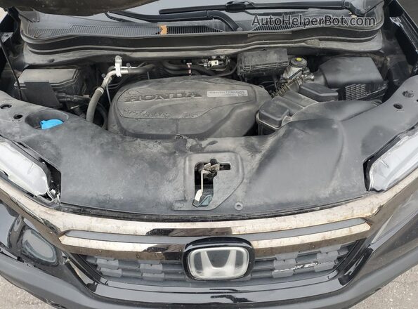 5FPYK3F81HB005871 2017 HONDA RIDGELINE Черный Вид задней части салона