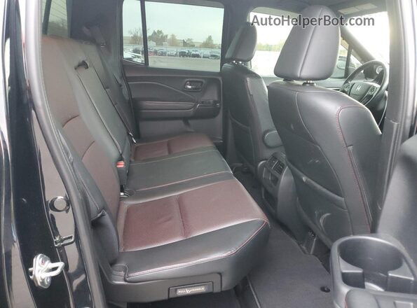 5FPYK3F81HB005871 2017 HONDA RIDGELINE Черный Вид задних сидений
