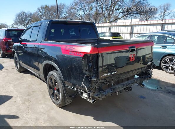 5FPYK3F84JB008544 2018 HONDA RIDGELINE Черный Задняя левая четверть