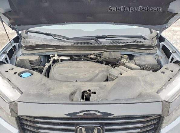 5FPYK3F84NB035944 2022 HONDA RIDGELINE Синий Вид задней части салона