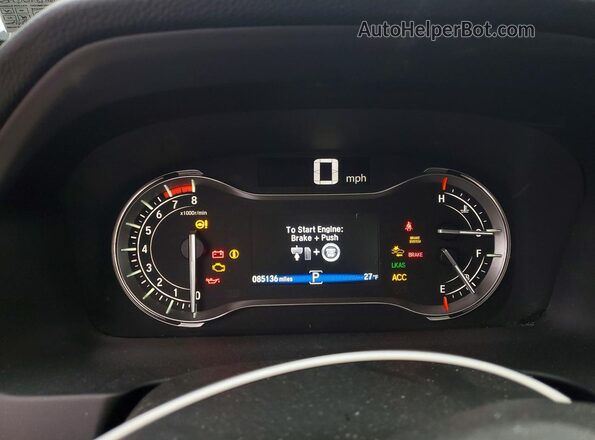 5FPYK3F84NB035944 2022 HONDA RIDGELINE Синий Вид щитка приборов