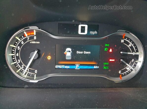 5FPYK3F88JB000494 2018 HONDA RIDGELINE Черный Вид щитка приборов