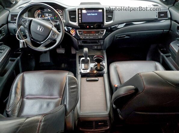 5FPYK3F88JB000494 2018 HONDA RIDGELINE Черный Вид панели приборов
